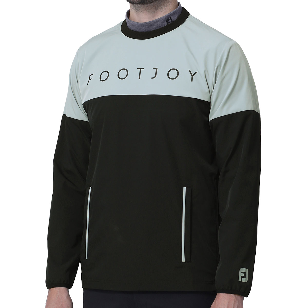 풋조이 FOOTJOY 긴팔 크루넥 풀오버 재킷 발수 로고 프린트 FJ-F23-O03 2컬러 - 상세 이미지 2