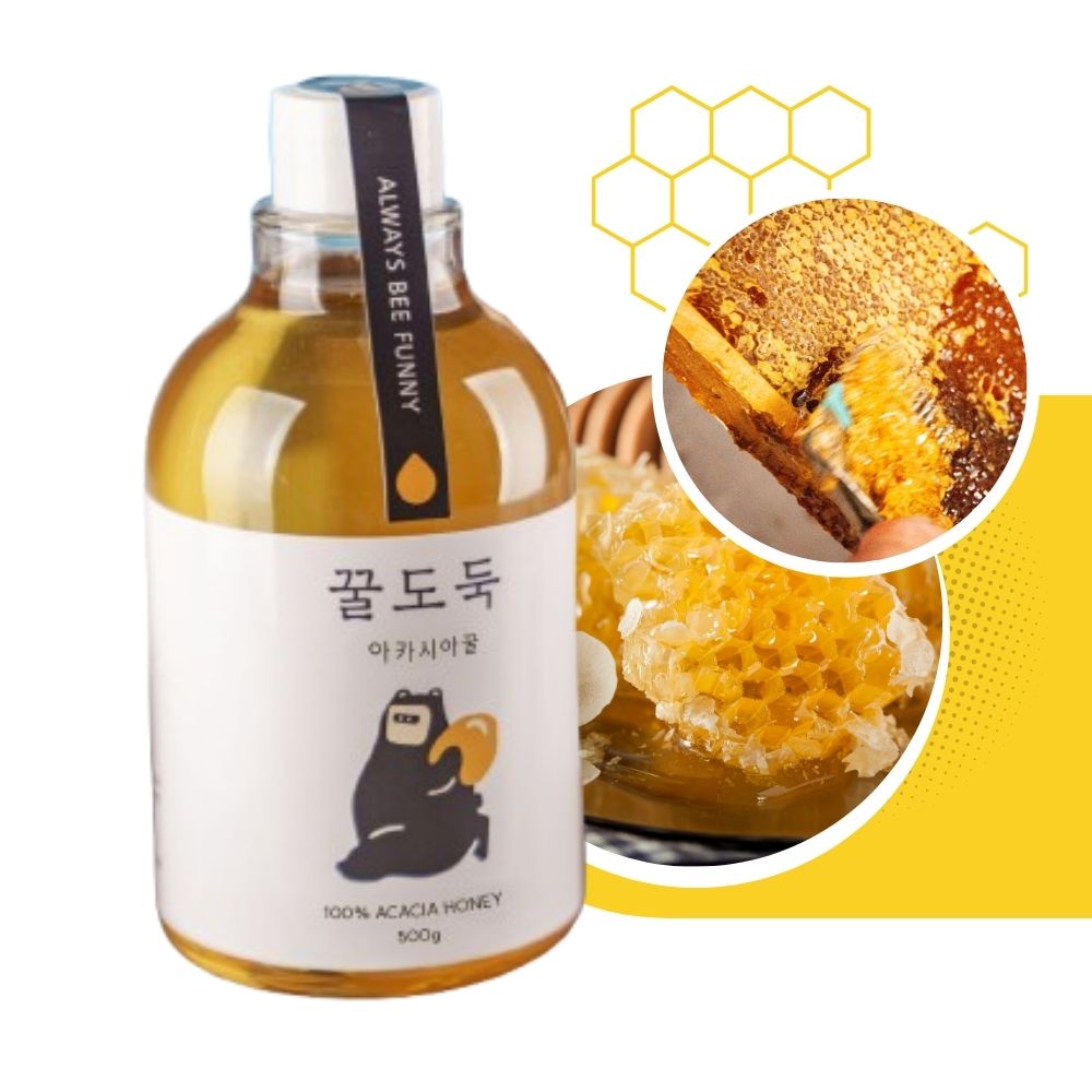 꿀잼농장 순수 자연 채밀 꿀 아카시아꿀 야생화꿀 500ml - 상세 이미지 4