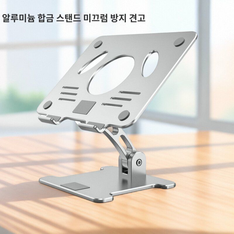 레노버 Y700 3세대 태블릿 거치대 거치대 8.8인치 쿨링팬 냉각 스탠드 은색 - 상세 이미지 3