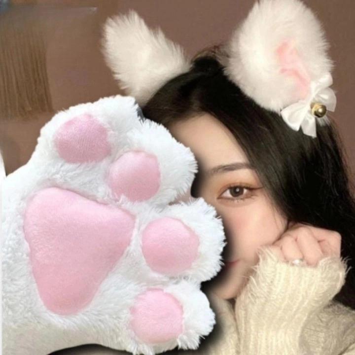 고양이 장갑 손바닥 동물 장갑 귀여운 고양이손 장갑 고양이발 - 상품 이미지