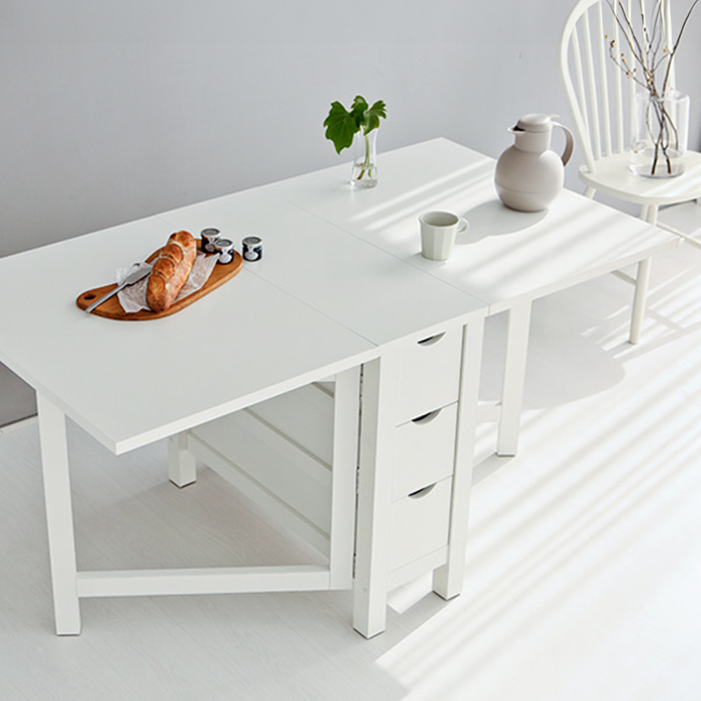 MITAL 접이식테이블 1500mm, 화이트 9054.3406