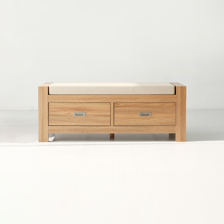 숄리드 수납벤치 BM45120 스툴미포함, 캄포어베니어 7771.4870, 2인용