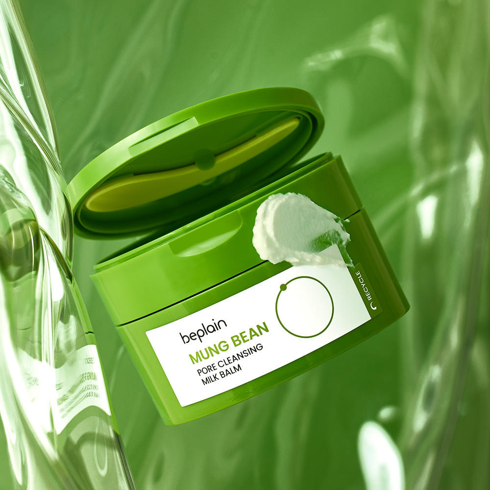 비플레인 녹두 모공 클렌징 밀크 밤 100ml, 1개