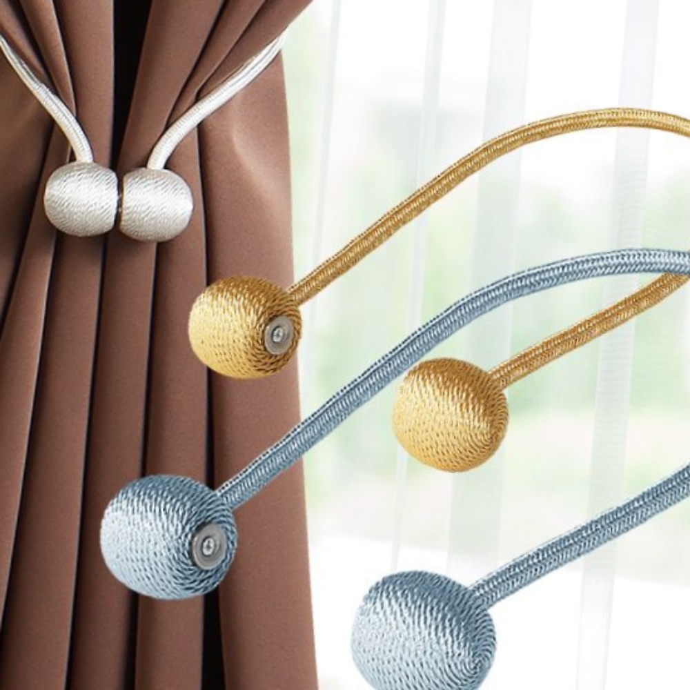 커튼 타이백 커튼 자석 클립 끈 후사고리 홀더 커텐 집게