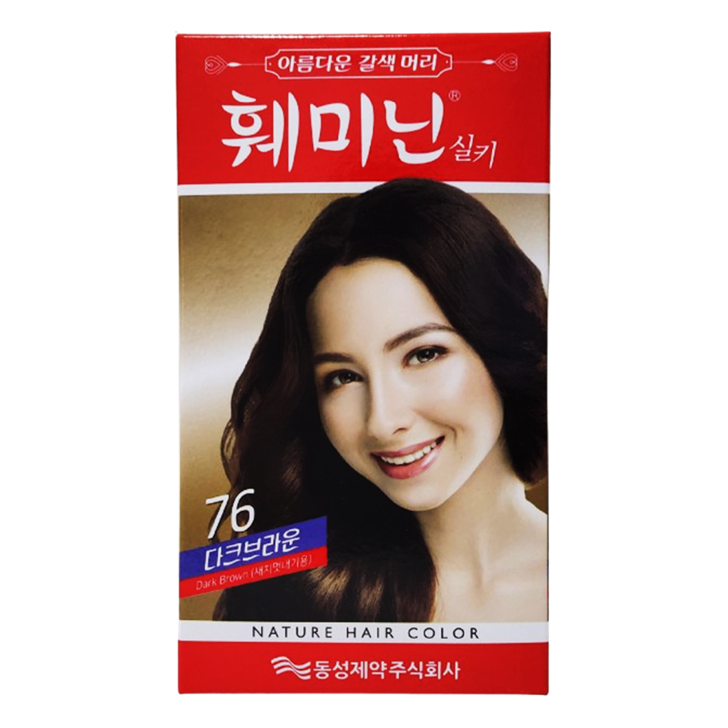 동성제약 약국 염색약 훼미닌 실키 염모제 새치 뿌리 염색 - 상세 이미지 2