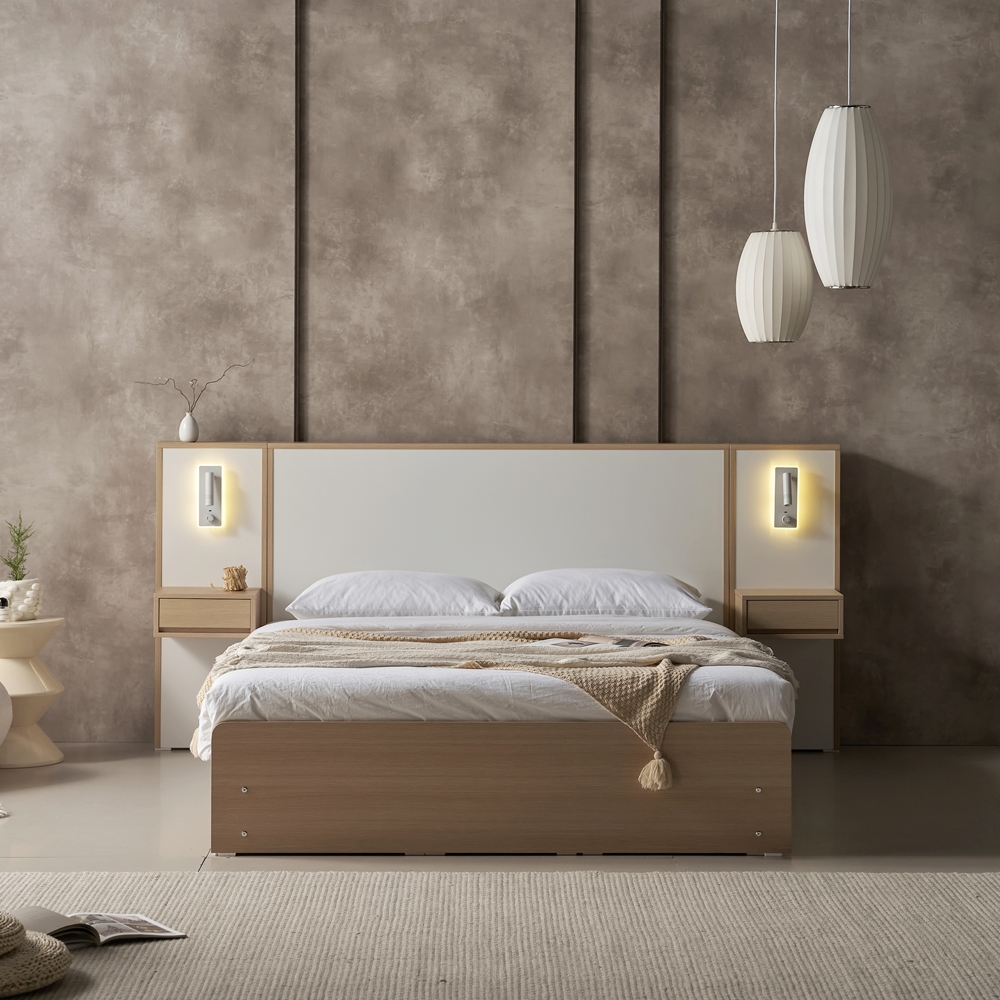 루나힐 라지킹프레임 라지킹침대 호텔 안방 서랍형 수납 LK