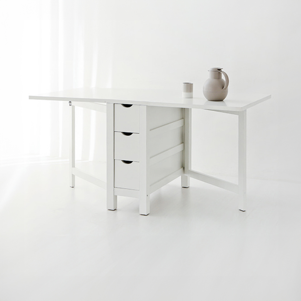 MITAL 접이식테이블 1500mm, 화이트 9054.3406