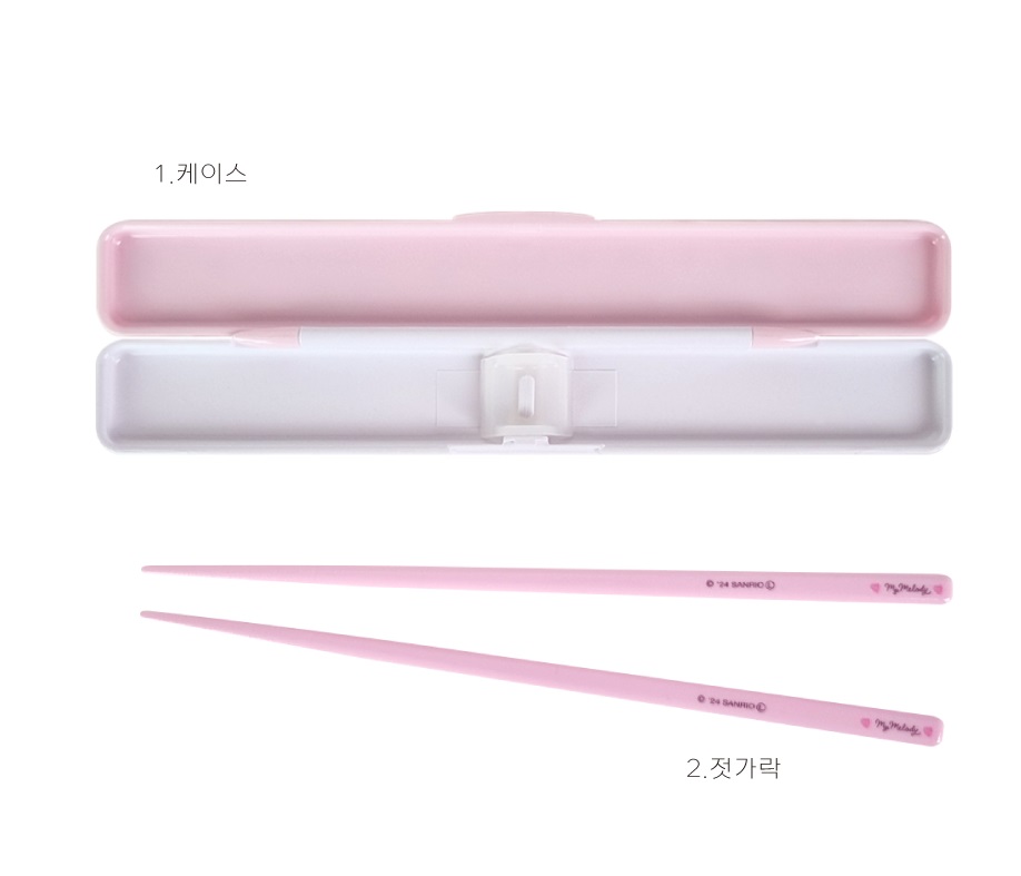 마이멜로디 젓가락 도시락 산리오 어린이 무소음 - 상세 이미지 4