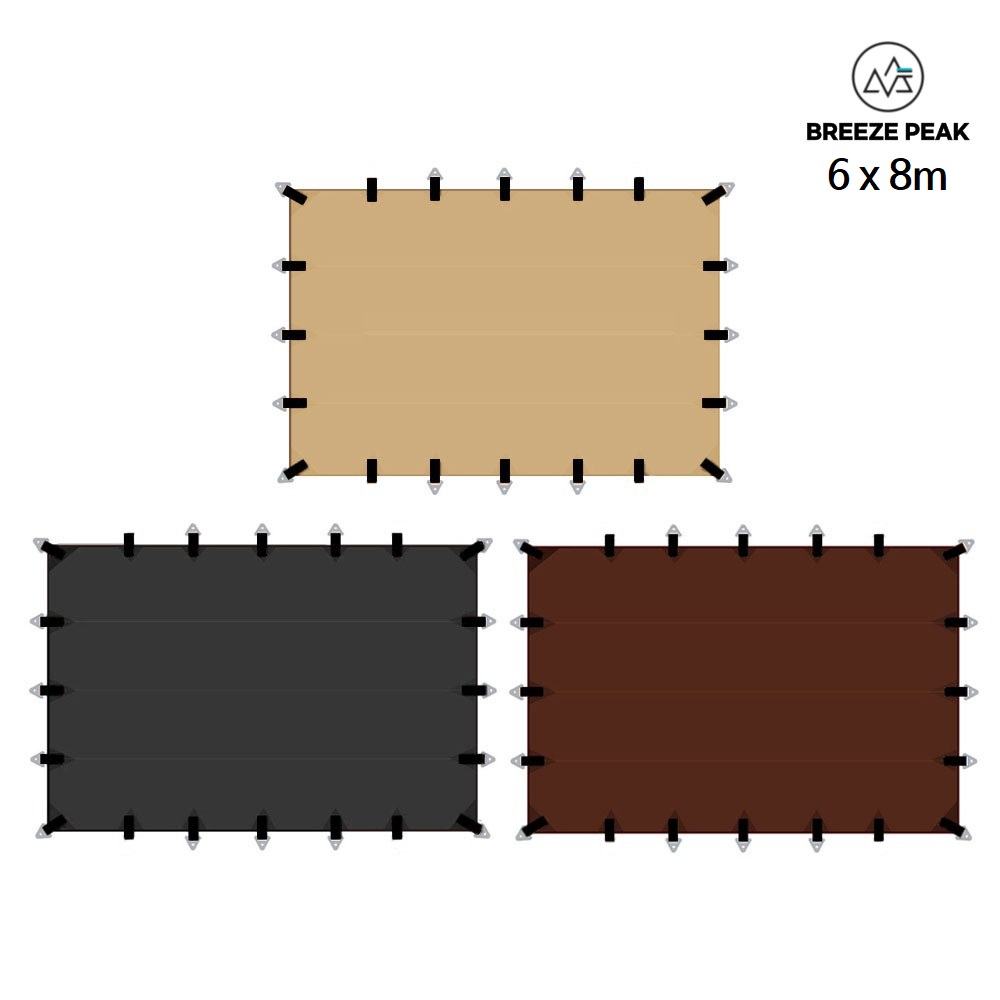 대형타프 초대형 타프 블랙코팅 장박 암막 그늘막 6m x 8m