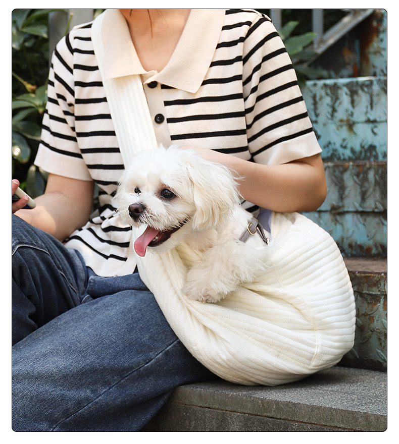 로제티카 반려동물 강아지 고양이 포대기 슬링백 이동가방 산책가방 이미지 7