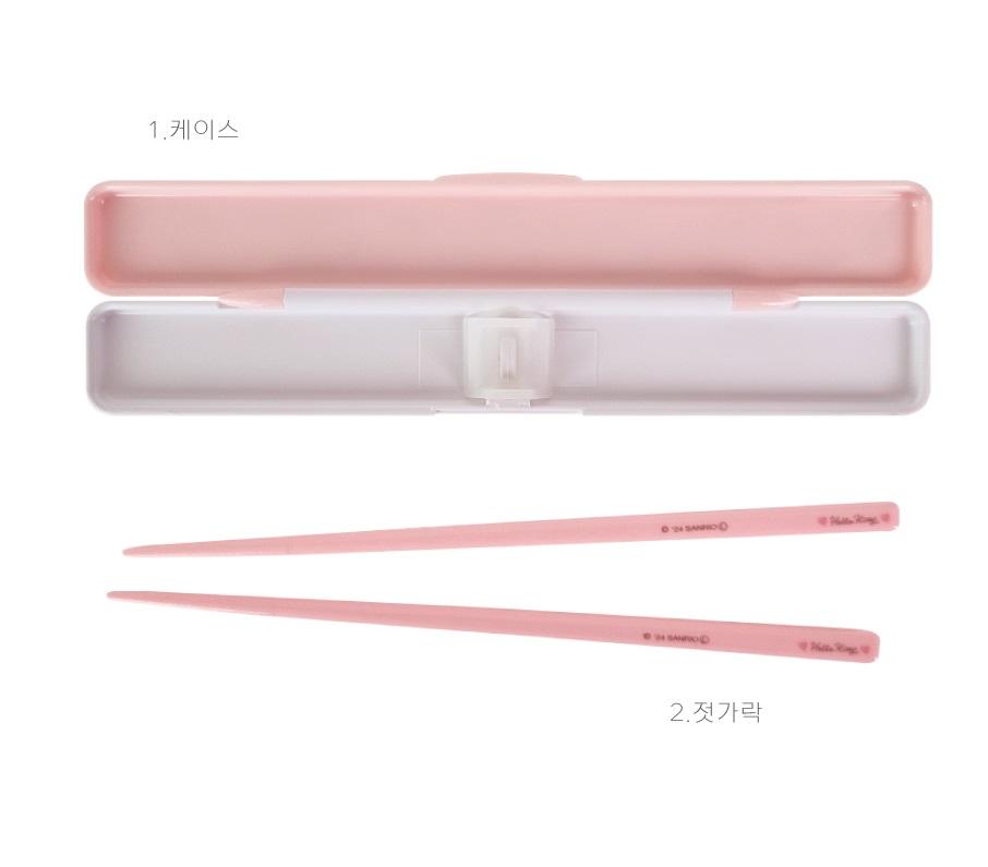 헬로키티 젓가락 도시락 산리오 어린이 무소음 - 상세 이미지 4