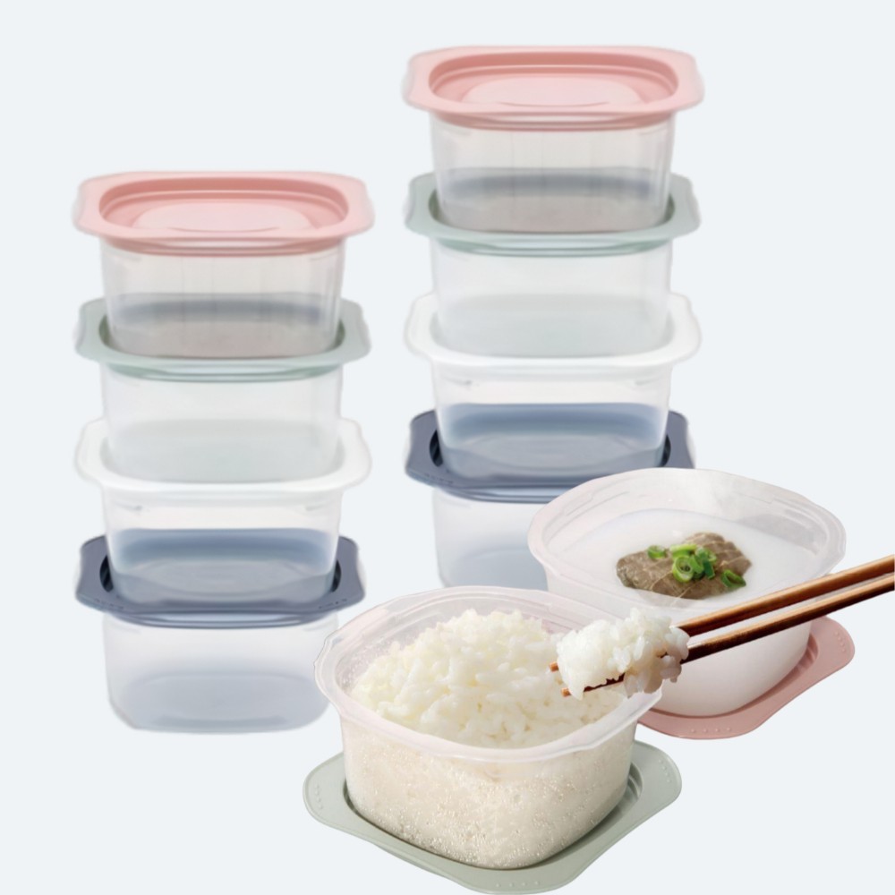 Bpa프리 냉동밥 보관 전자레인지 용기 냉동실 밥소분 비피에이 - 메인 이미지