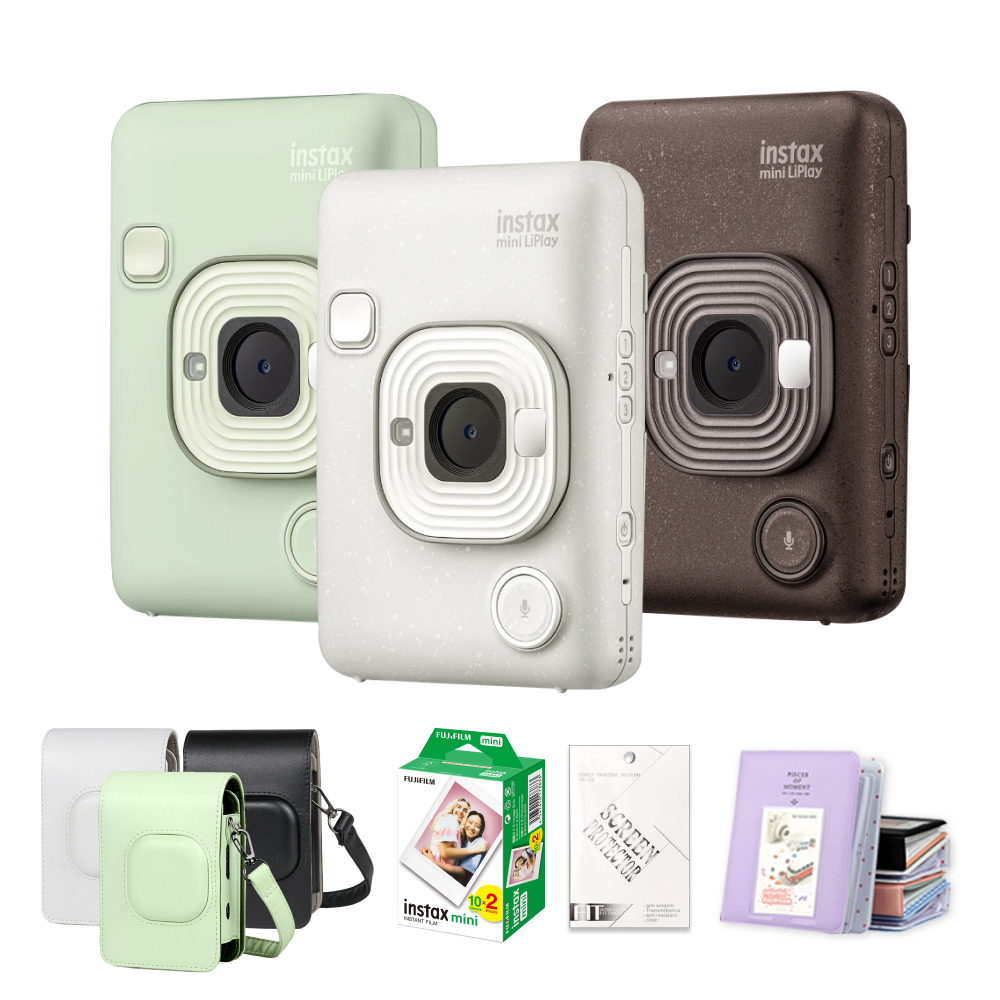 [C타입] 인스탁스 미니 리플레이 하이브리드 카메라+전용케이스+필름20장+선물SET