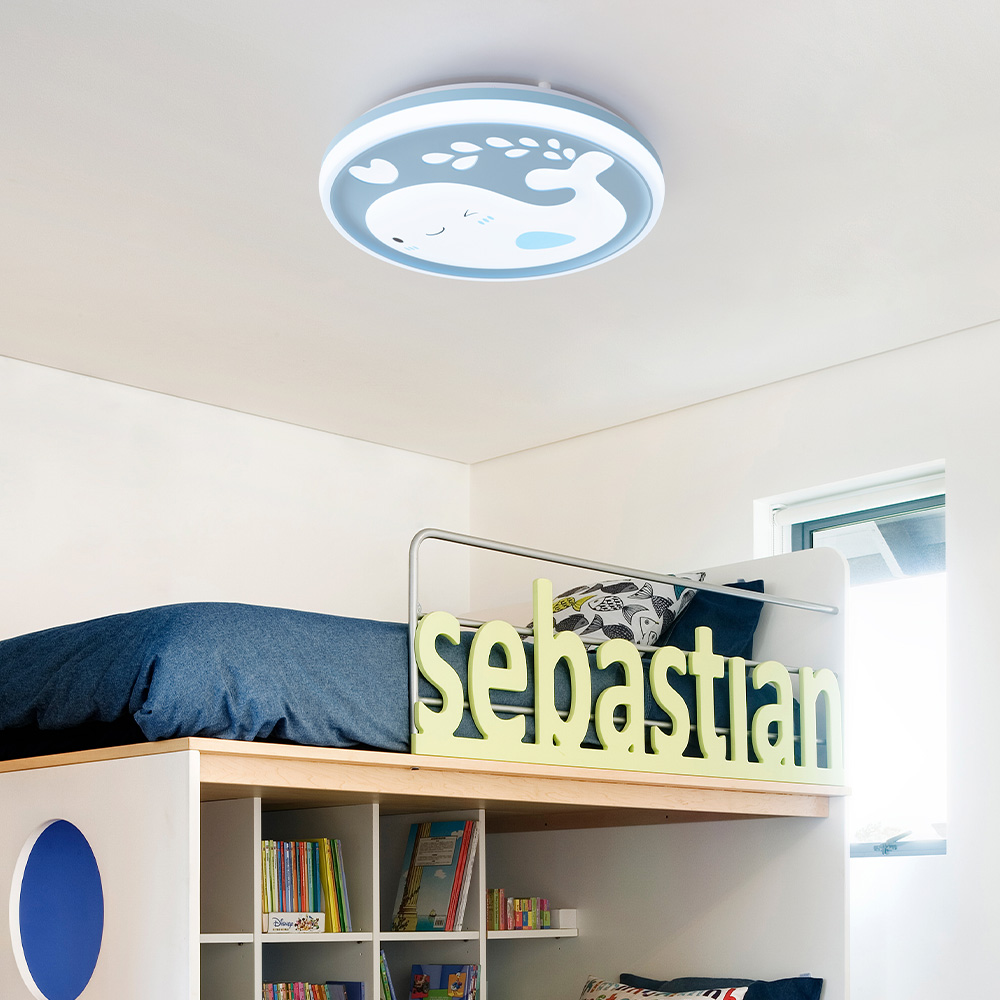 LED등 LED방등 코코웨일 50W 블루 - 상품 이미지