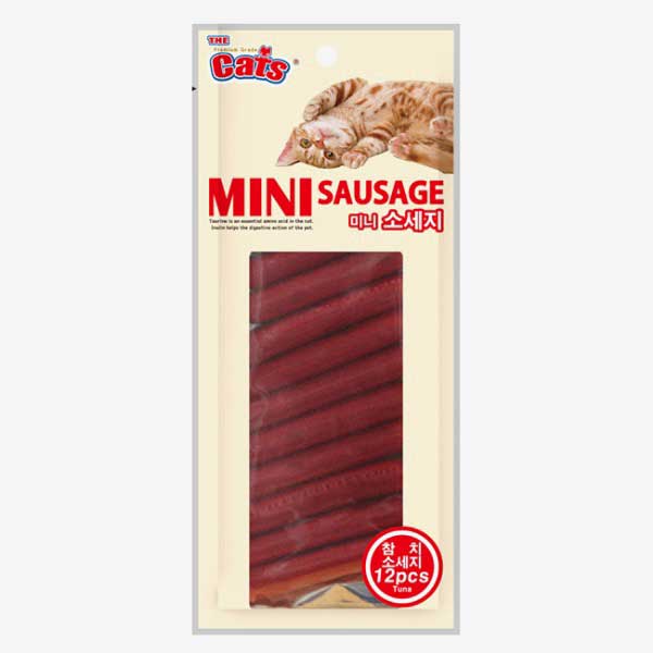 더캣츠 미니 고양이소시지 고양이소세지 통살 간식 참치, 108g, 1개 - 상품 이미지