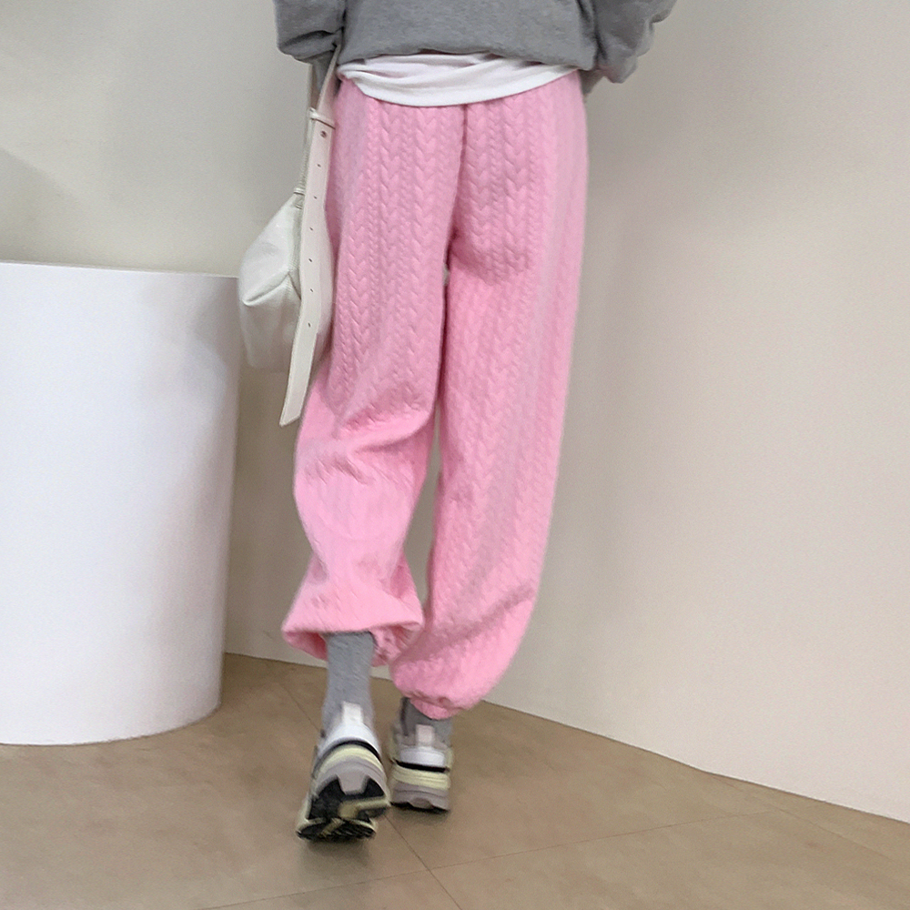체스키 꽈베기 패턴 조거 팬츠 이미지 8