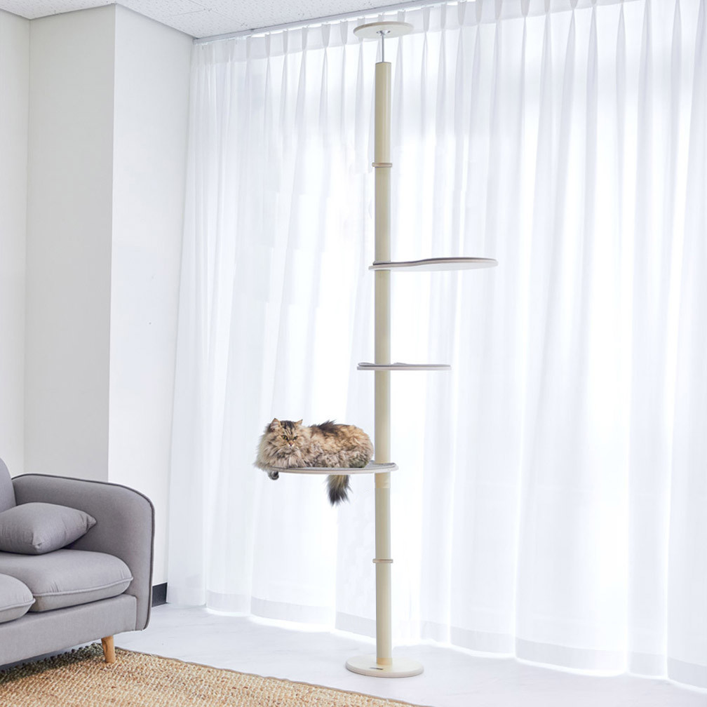 가또블랑코 캣타워 아이언 캣폴+발판3개