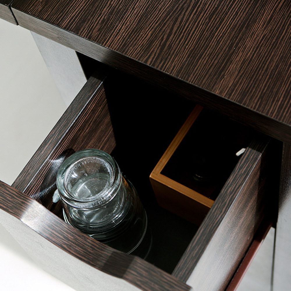 MITAL 접이식테이블 1500mm, 블랙브라운 6825.1774