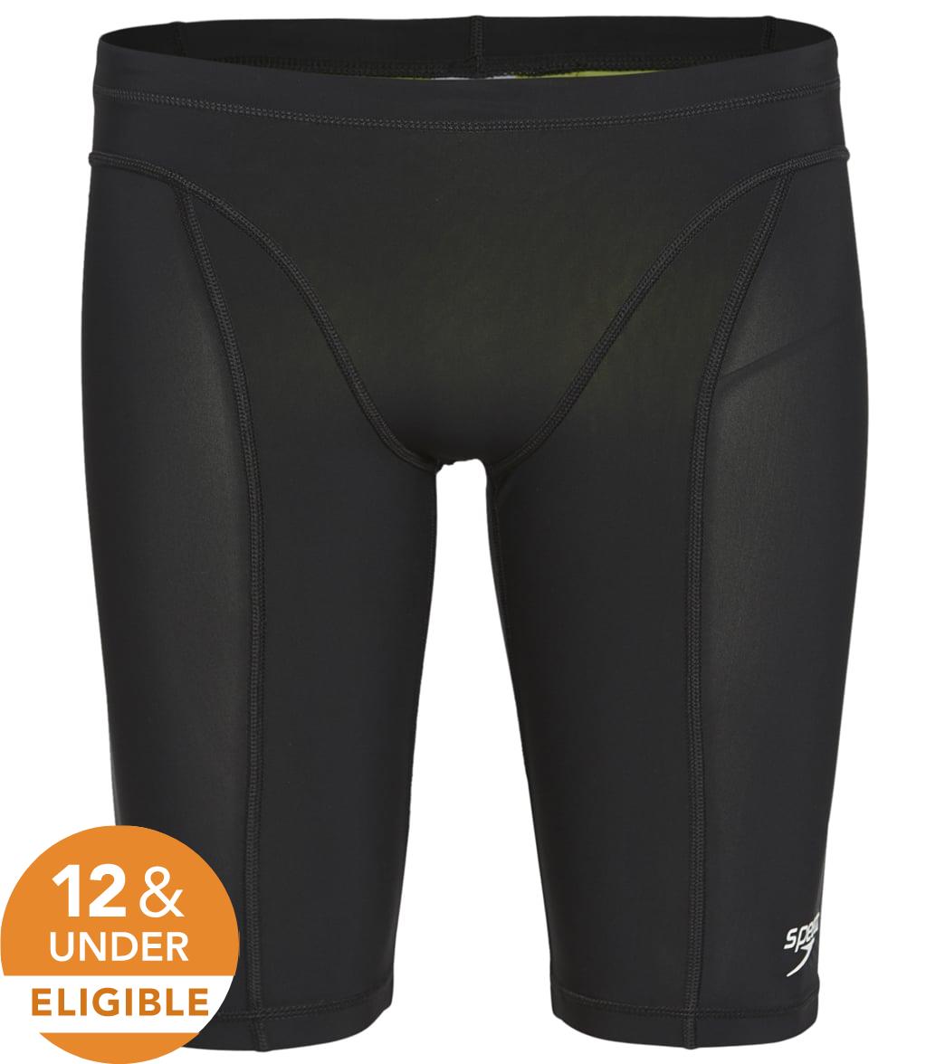 스피도 남성 뱅퀴셔 재머 테크수트 5부 선수 수영복 Speedo Black - 상세 이미지 2