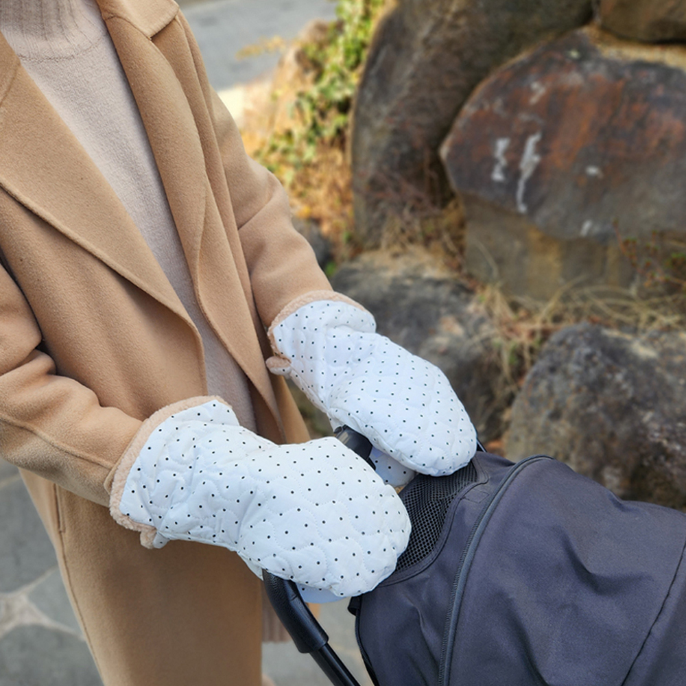 유모차 장갑 핸드 머프 워머 손잡이커버 방한장갑