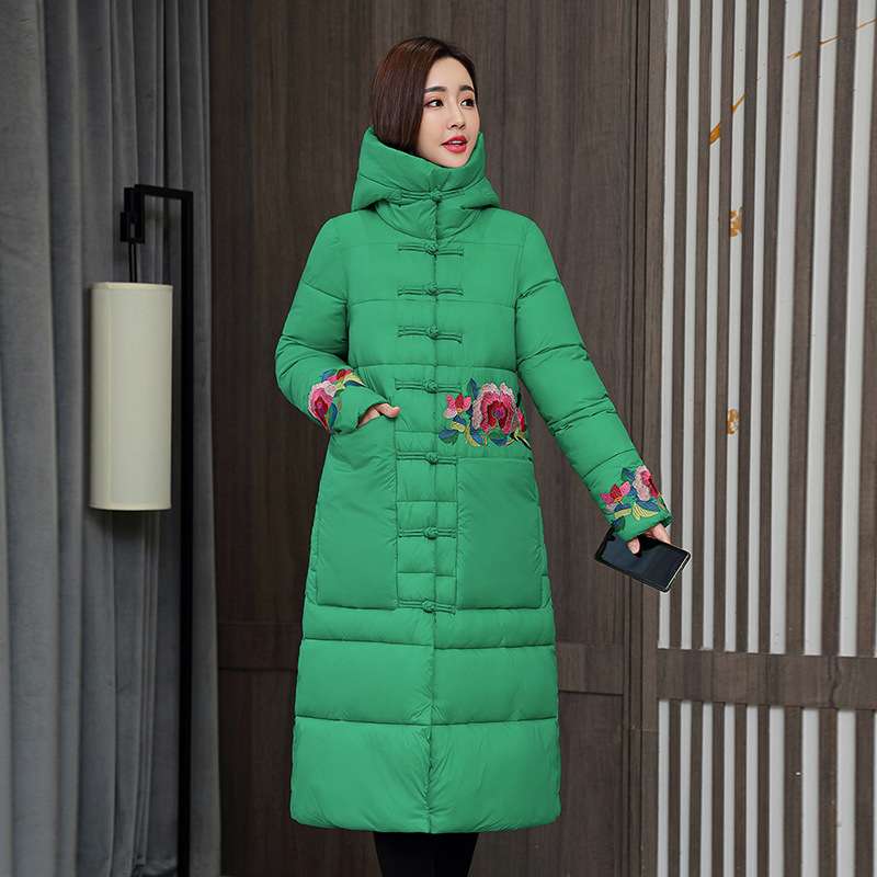 여성 누빔 저고리 두루마기 개량한복 마고자 패딩 생활한복 - 상세 이미지 4