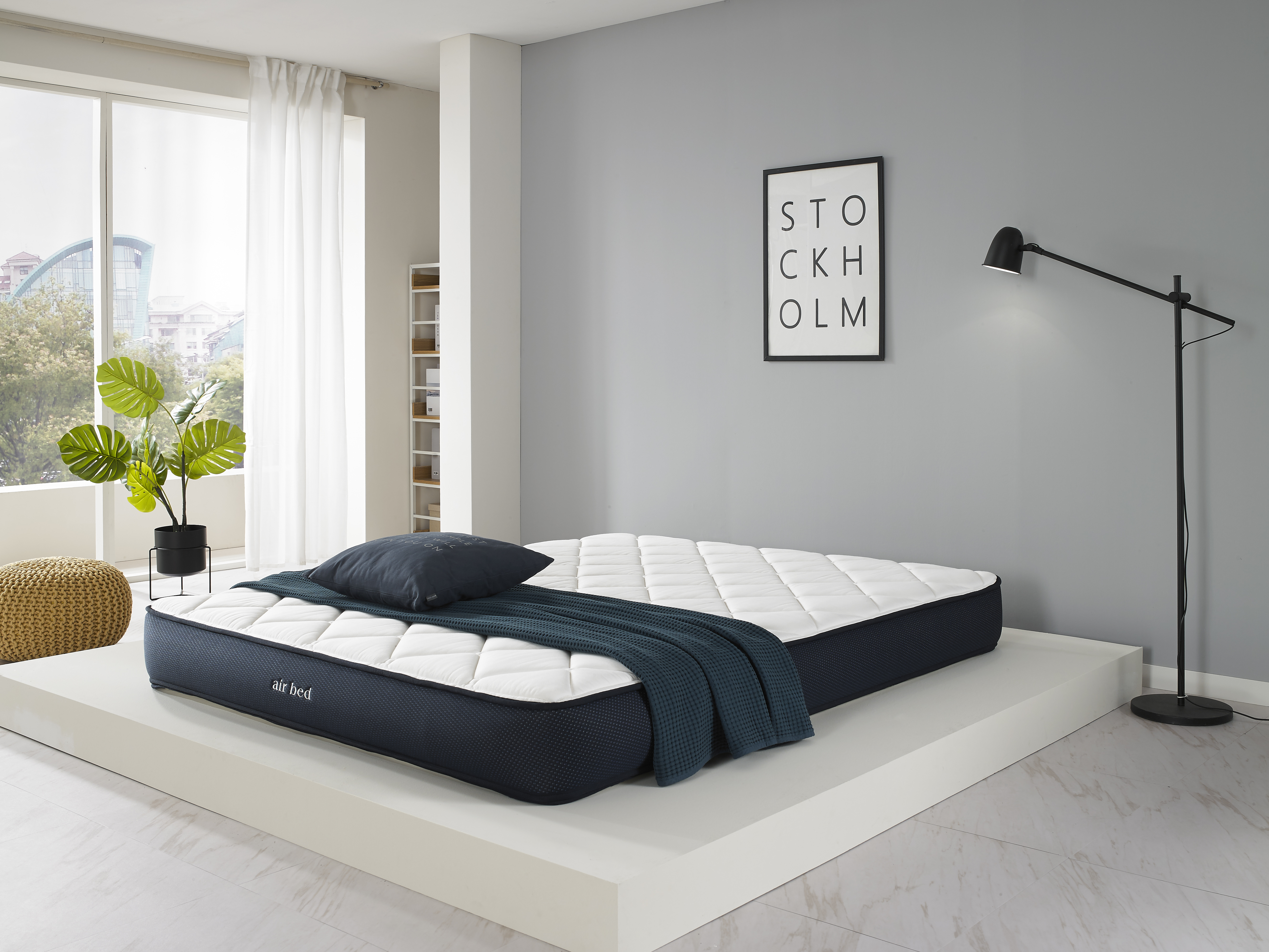 에어박스 인도어 VELURA 벨루아 킹 매트리스 침대매트리스 (200x160)