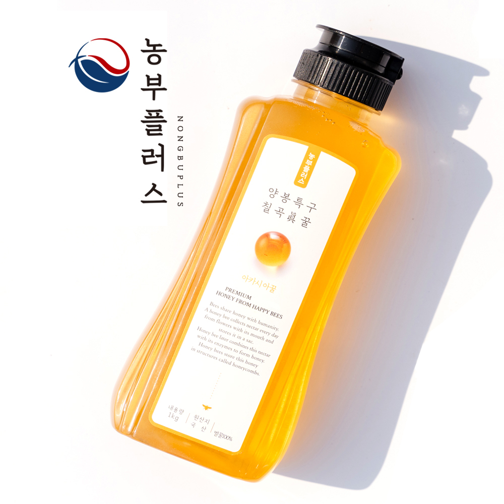 국산 토종꿀 아카시아꿀 1kg 농부플러스