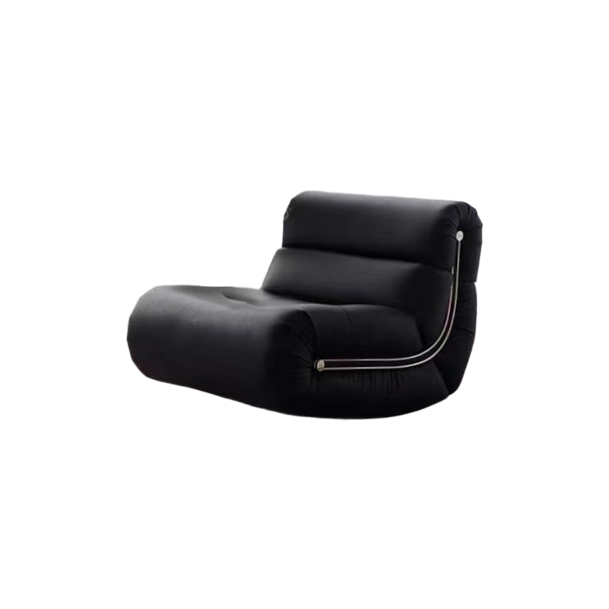 라면 흔들 스윙 라운지 실리콘 레더 소파 1인