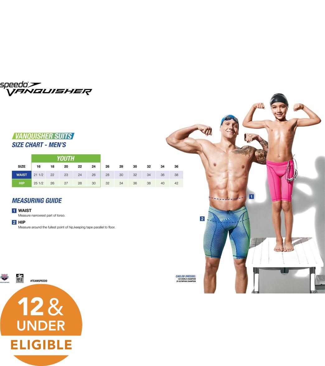 스피도 남성 뱅퀴셔 재머 테크수트 5부 선수 수영복 Speedo Black - 상세 이미지 4