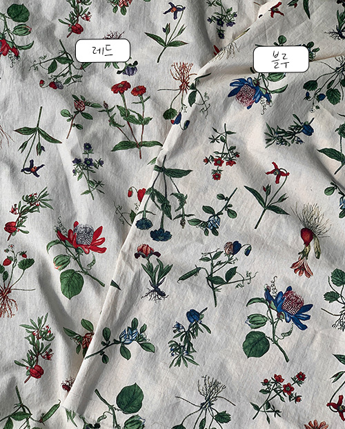 더블유패브릭 리나 루트 20수 대폭 면 천 원단 커튼 침구 천가게 - 상세 이미지 2