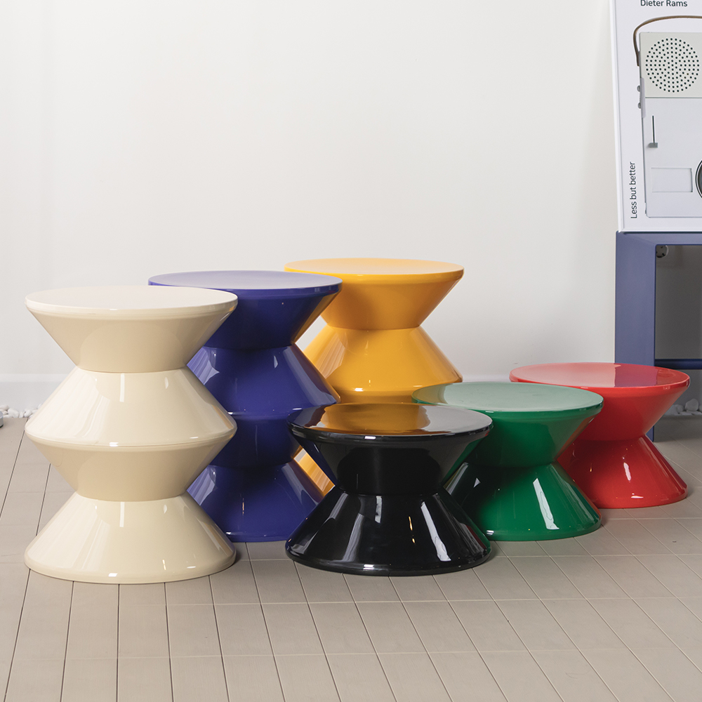 스툴 보조 미니 간이 의자 2단 모래시계 스툴