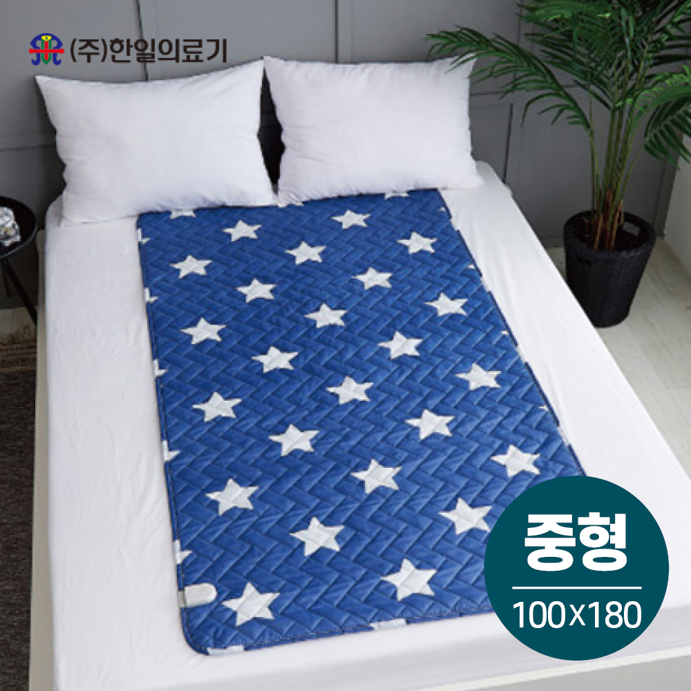한일의료기 전자파없는 전기요 블루앤화이트 스타 - 상세 이미지 3