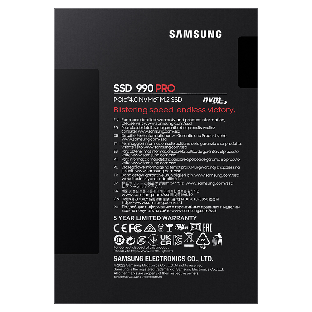 삼성전자 삼성 990 PRO M.2 NVMe SSD 4TB - 상세 이미지 5