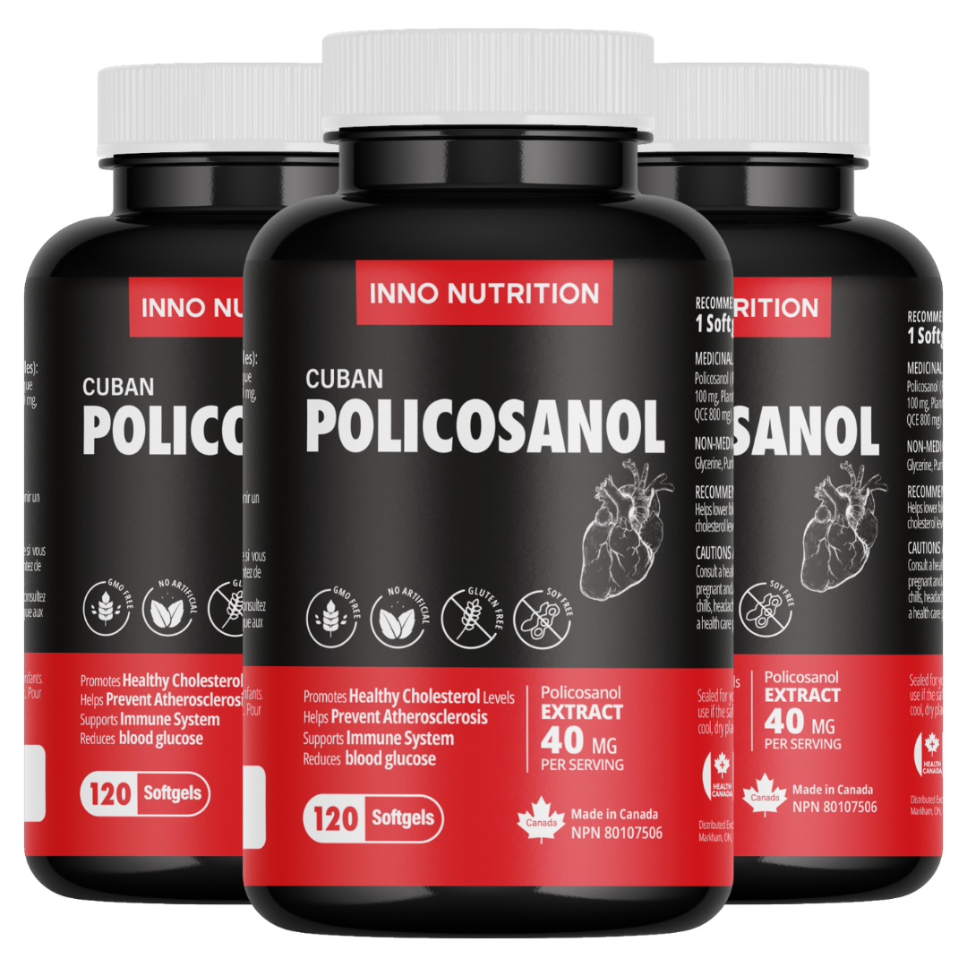 이노뉴트리션 쿠바산 폴리코사놀 40mg 120정 사탕수수 120캡슐, 3개 - 상품 이미지
