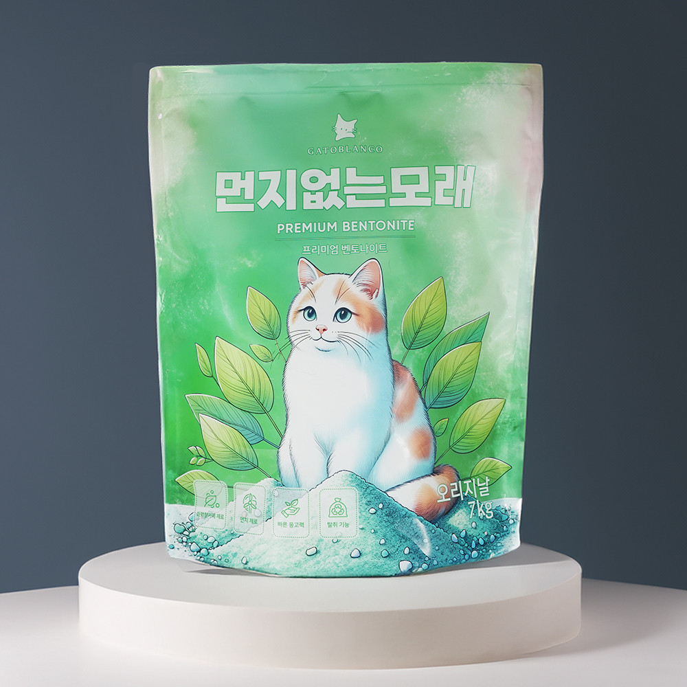 먼지없는모래 오리지날 벤토나이트 고양이모래 14kg - 상품 이미지