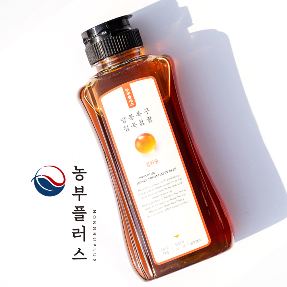 국산 토종꿀 잡화꿀 1kg 농부플러스