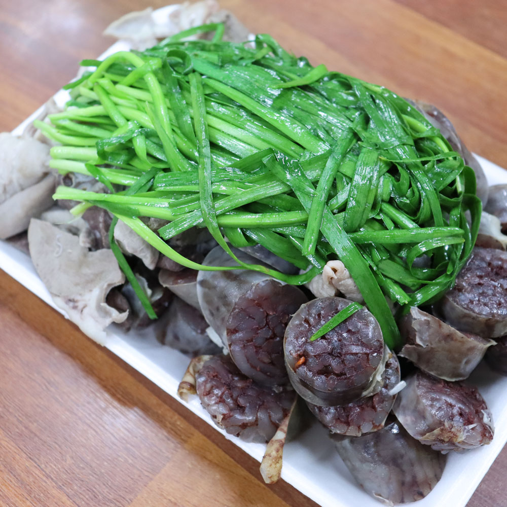 [광양시 배달] 한국 전통 분식 순대 1인분 [중마 고흥식당] : 동네시장 장보기