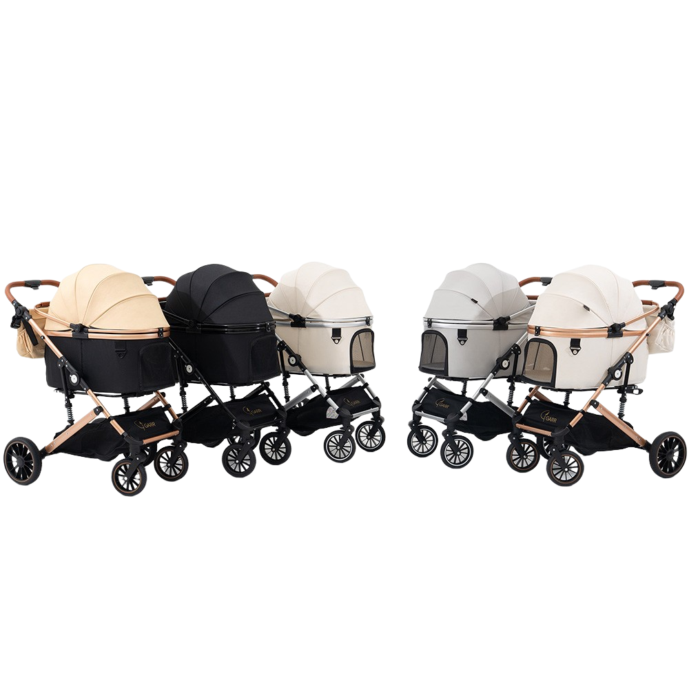 가르르 도기로버 골드 대형 강아지 유모차 개모차 애견 반려견 고양이 대형견 웨건 분리형 유모차