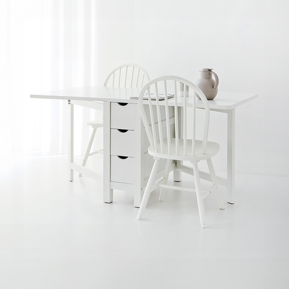 MITAL 접이식테이블 1500mm, 블랙브라운 6825.1774