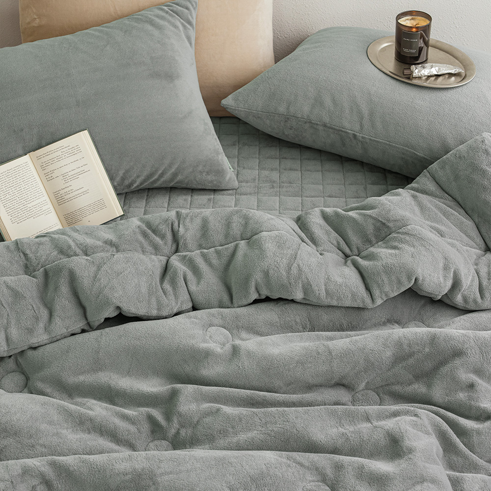 프리모 3mm 극세사 발열솜 겨울 차렵이불세트 SS