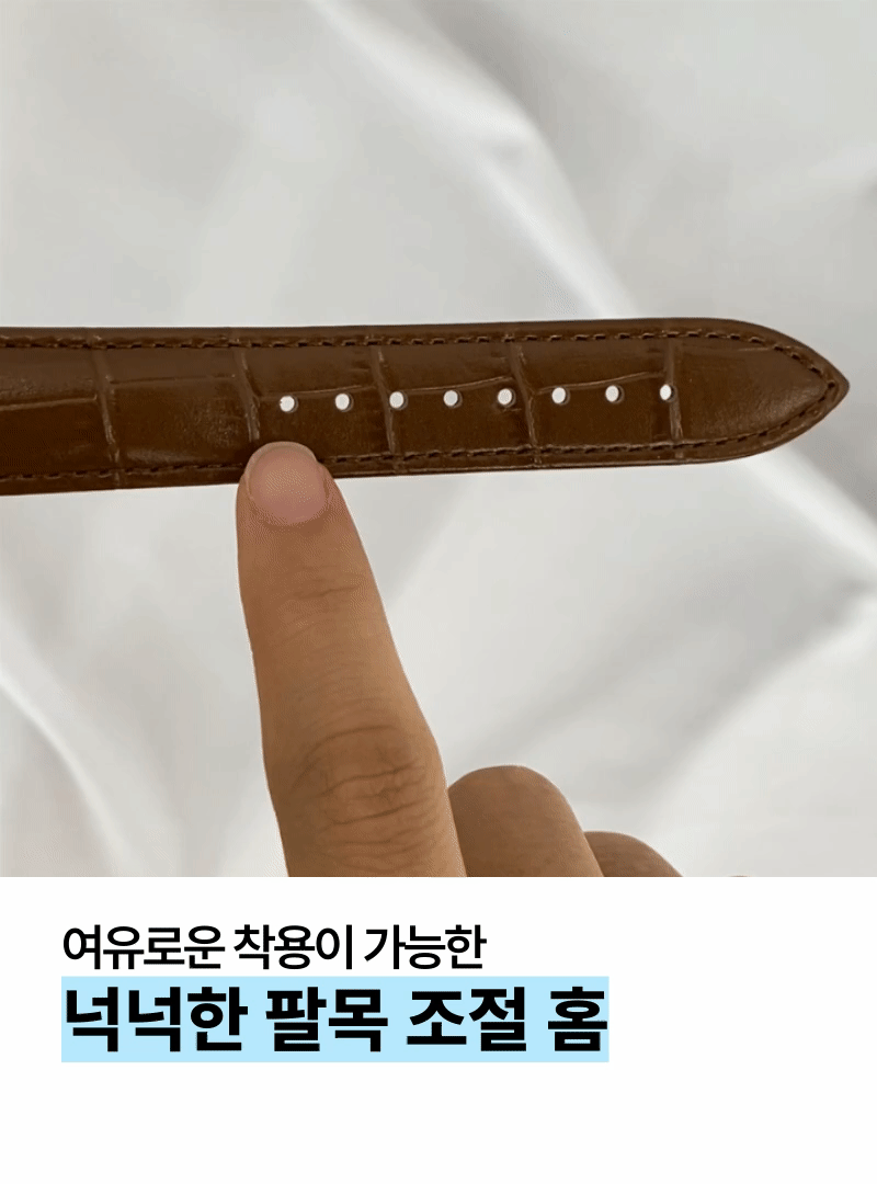 [단독특가/1+1할인] 스퀘어 가죽 커플 시계 사각 손목시계 남자 여자 커플 시계 악세사리 상세 이미지 11
