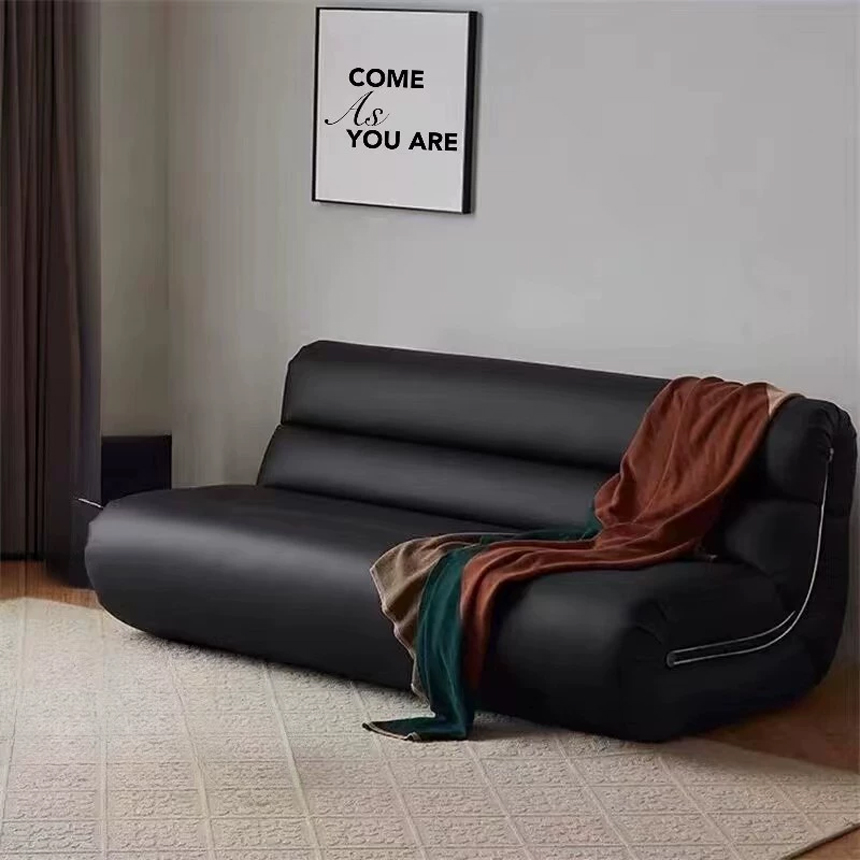 라면 흔들 스윙 라운지 실리콘 레더 소파 1인