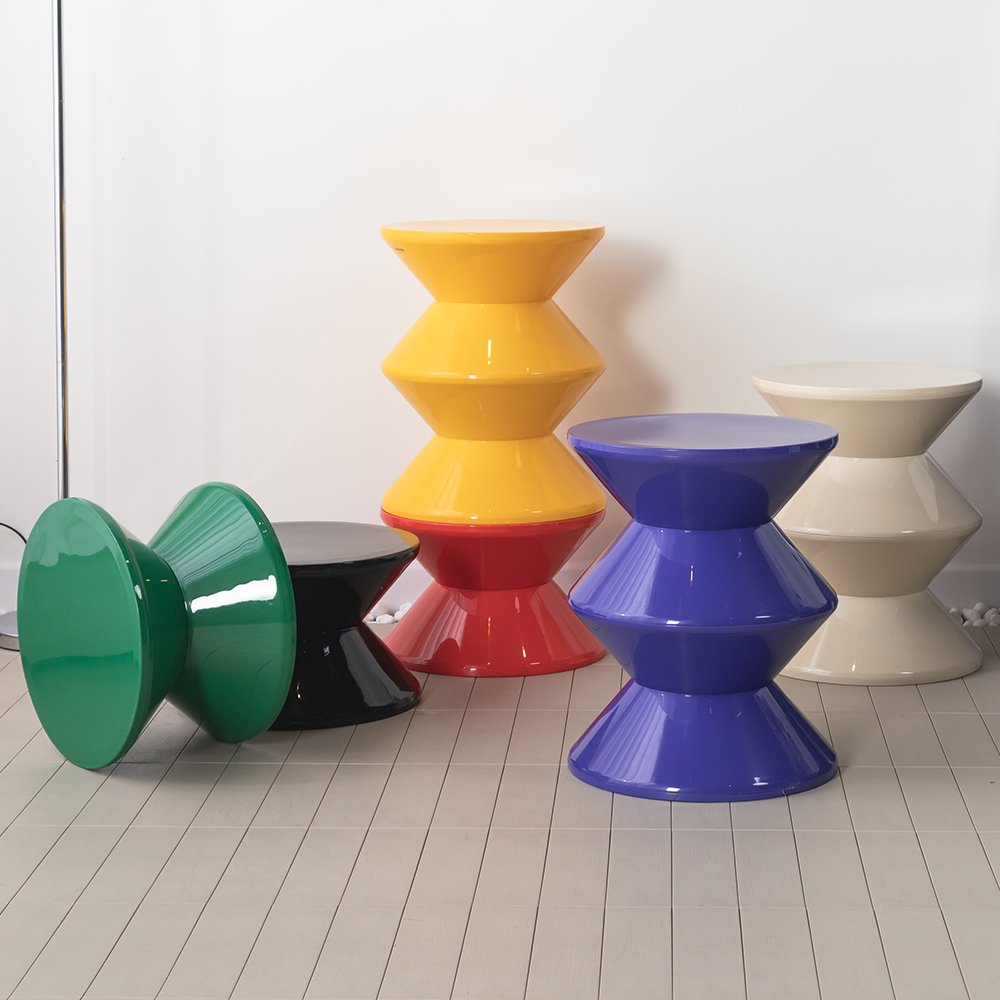 스툴 보조 미니 간이 의자 2단 모래시계 스툴