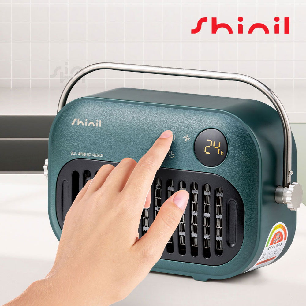 신일 전기온풍기 벽걸이 PTC 미니히터 사무실 가정용 화장실 난방기 SEH-HJ900 - 상세 이미지 4
