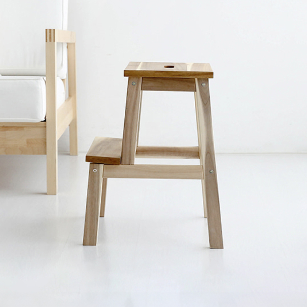 HAN 원목스텝스툴 아카시아 4644.6601