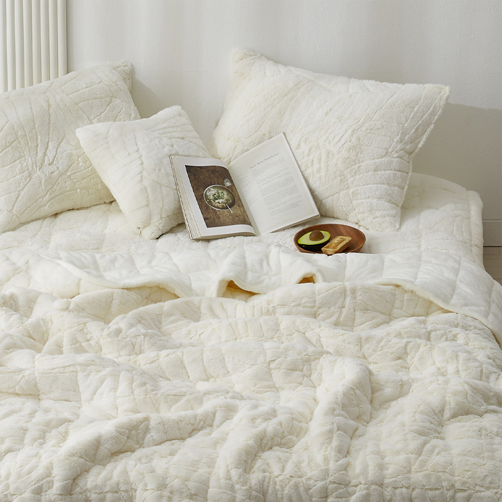 집앤콕 프리미엄 극세사이불 오브 겨울 경량 차렵이불 S