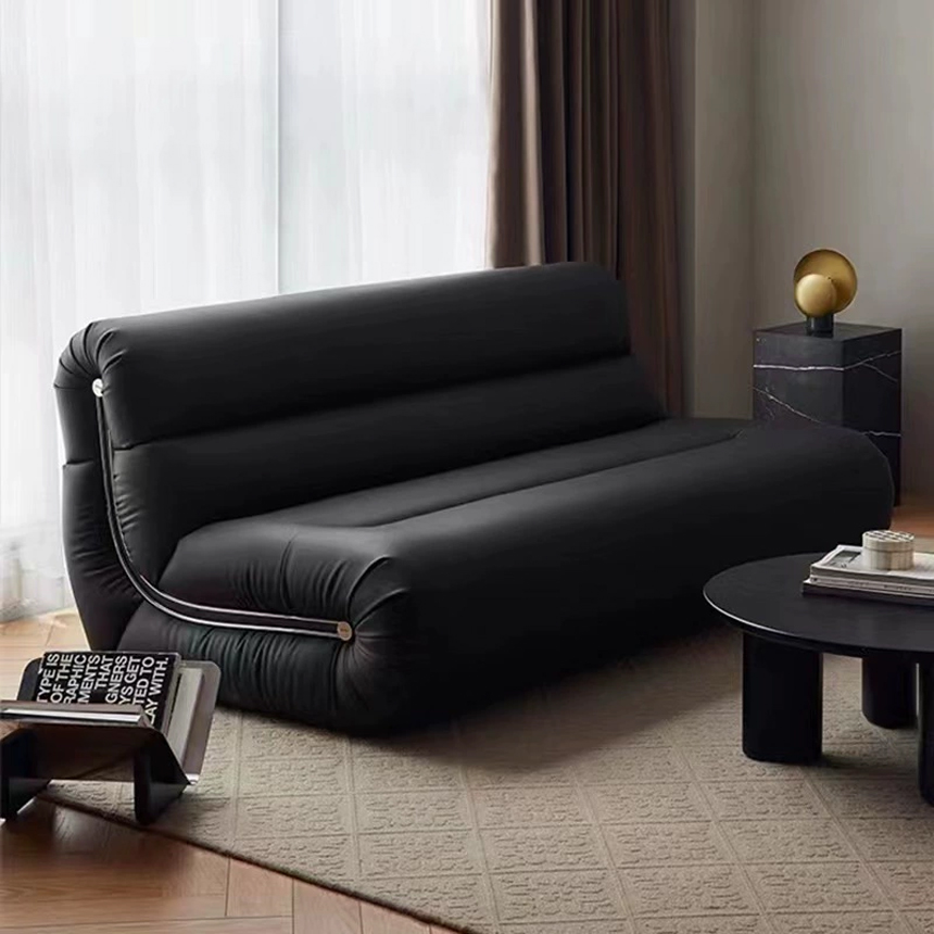 라면 흔들 스윙 라운지 실리콘 레더 소파 1인