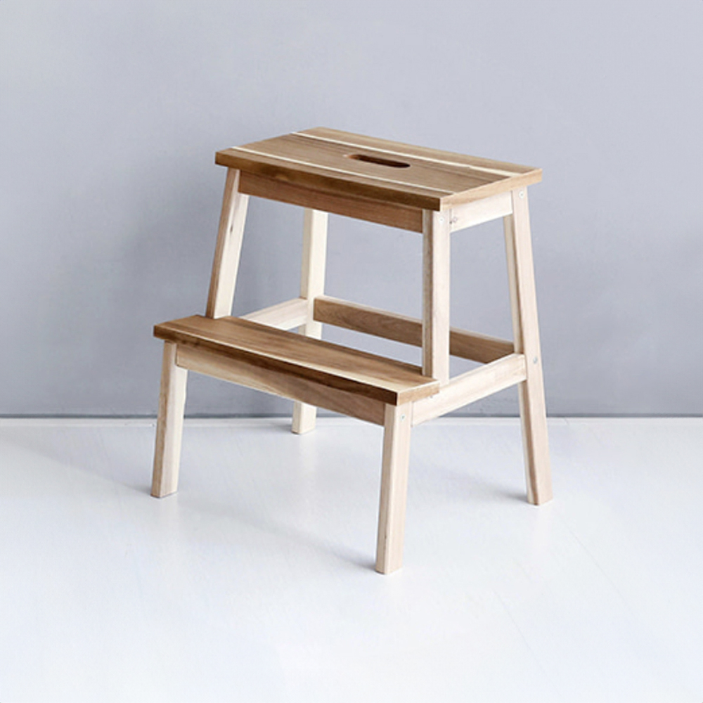 HAN 원목스텝스툴 아카시아 4644.6601