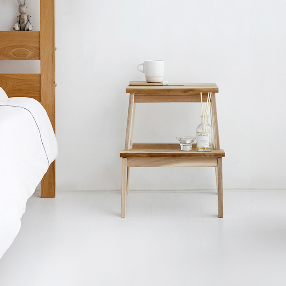 HAN 원목스텝스툴 아카시아 4644.6601