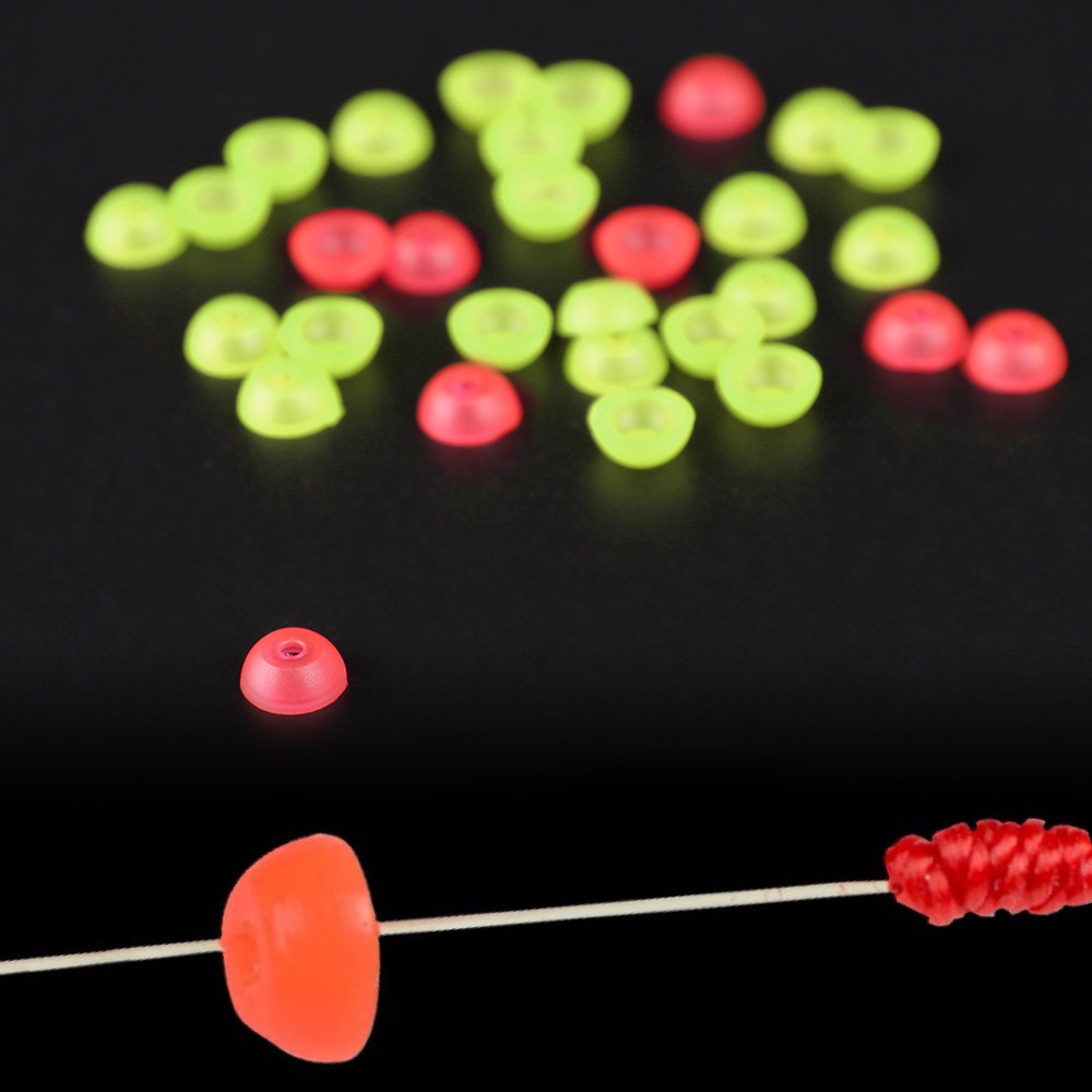 반달 구슬 반원 반구슬 찌낚시 채비 자작 소품 멈춤 저마찰 30개 - 상품 이미지